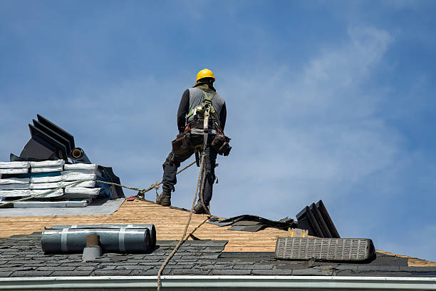 Professional Roof Replacement technician working in Perry, UT